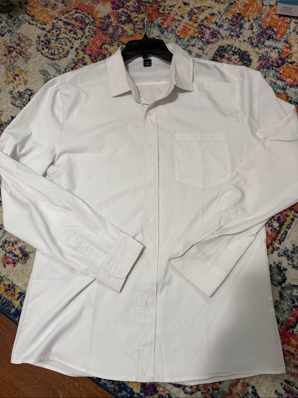 MANFINITY White Button-Up Shirt - Clean Classic